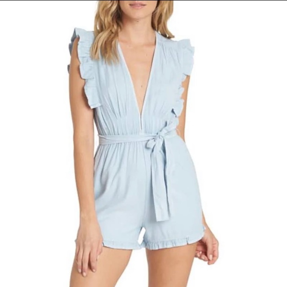 Billabong Sunny Garden Chambray Romper
